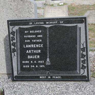 BAUER Lawrence Arthur 1923-1971