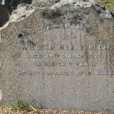 BIRD William Henry -1927