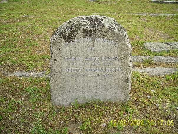 BLACK Andrew Orman -1945 &amp; Sarah Jane -1940