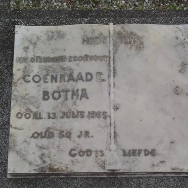 BOTHA Coenraad E. -1965