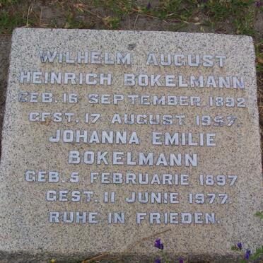 BOCKELMANN Wilhelm August Heinrich 1892-1957 &amp; Johanna Emilie 1897-1977