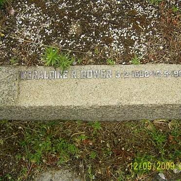 BOWER Geraldine R. 1898-1965