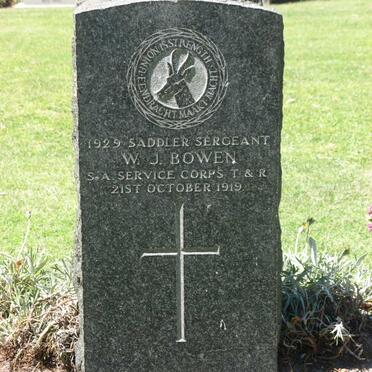 BOWEN W.J. -1919
