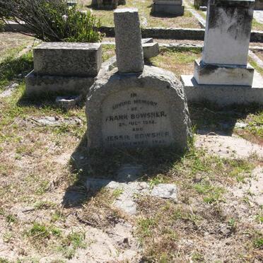 BOWSHER Frank -1938 &amp; Jessie -1953