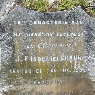 BRAND J.F. -1932