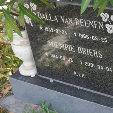 BRIERS Miempie 1914-2001 :: VAN REENEN Dalla 1939-1966 