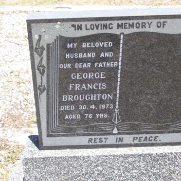 BROUGHTON George Francis -1973