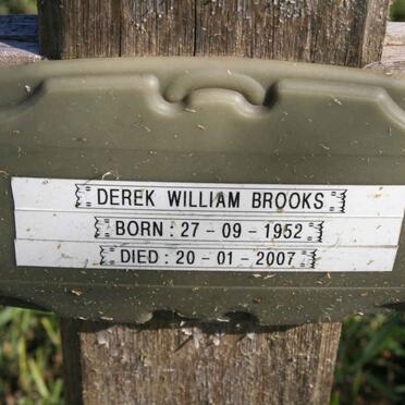 BROOKS Derek William 1952-2007