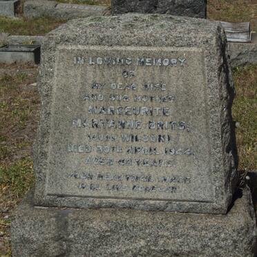 BRITS Margeurite Maryanne nee WILSON -1944