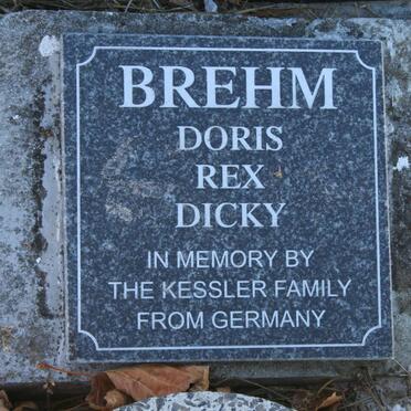 BREHM Rex :: BREHM Doris :: BREHM Dicky