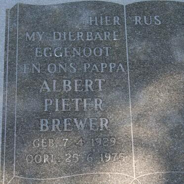 BREWER Albert Pieter 1929-1975