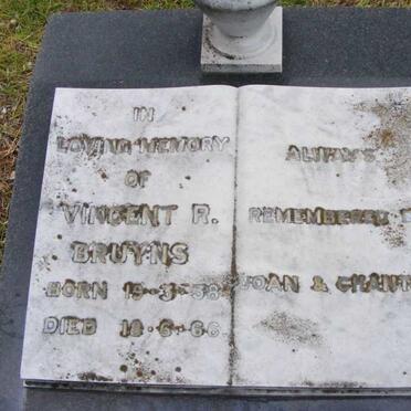 BRUYNS Vincent R. 1938-1966