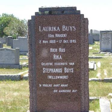 BUYS Laurika nee KRUGER 1889-1945