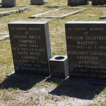 CAMPBELL Eveline Bruce nee PARK 1869-1951 :: CAMPBELL David Reuel 1899-1963