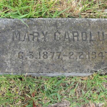 CAROLUS Mary 1877-1947