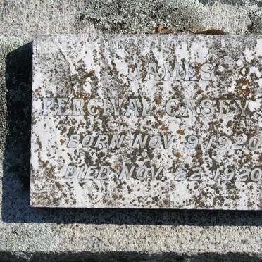 CASEY James Percival Jr. 1920-1920