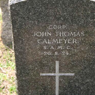 CALMEYER John Thomas -1924