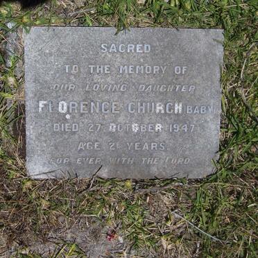 CHURCH Florence 1926-1947