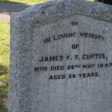 CURTIS James F.S. -1947