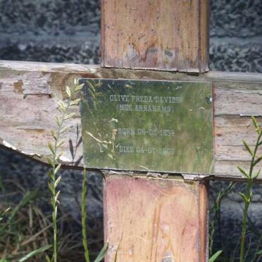 DAVIDS Olive Freda nee ABRAHAMS 1938-2007