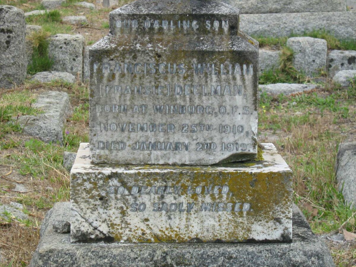 DEELMAN Franciscus Willam 1910-1919