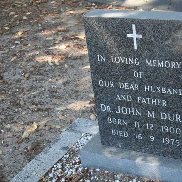 DURR John M. 1900-1975