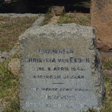 EEDEN Christina, van -1946 :: VAN EEDEN Johannes Stephanus