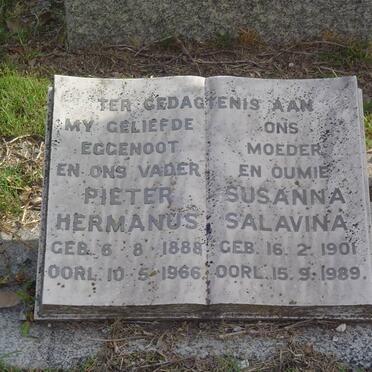 EEDEN Pieter Hermanus, van 1888-1966 &amp; Susanna Salavina 1901-1989