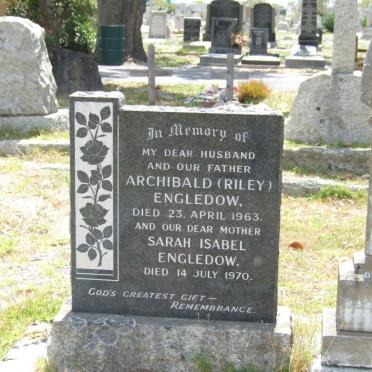 ENGLEDOW Archibald -1963 &amp; Sarah Isabel -1970