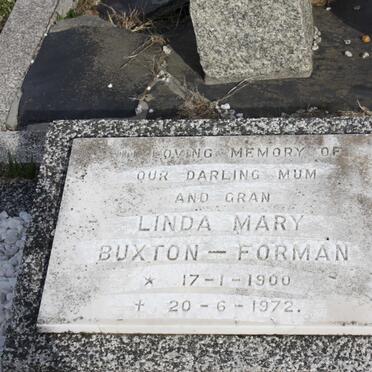 FORMAN Linda Mary, Buxton 1900-1972