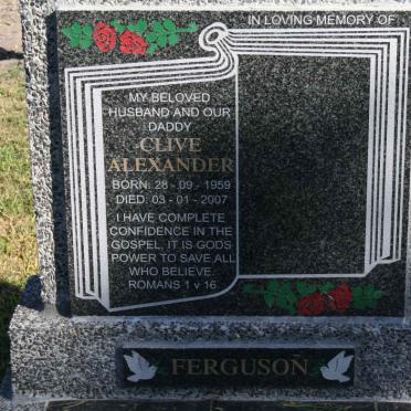 FERGUSON Clive Alexander 1959-2007