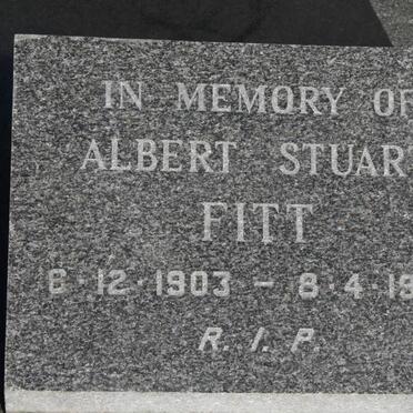 FITT Albert Stuart 1903-1963