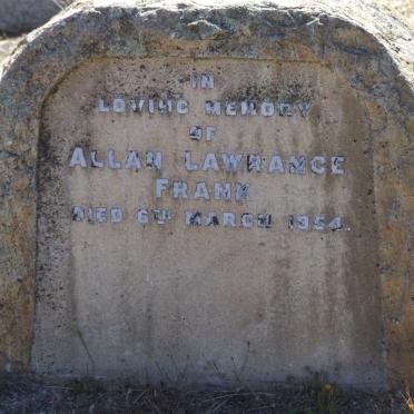 FRANK Allan Lawrance -1954