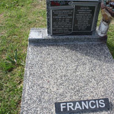 FRANCIS Tyrone Alfonso 2004-2006