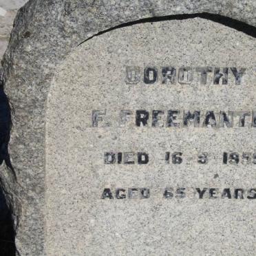 FREEMANTLE Dorothy F. -1959