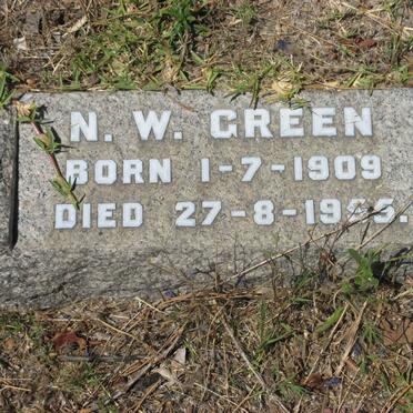 GREEN N.W. 1909-1955
