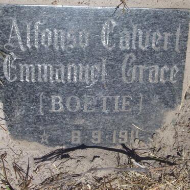 GRACE Alfonso Calvert Emmanuel 1911-