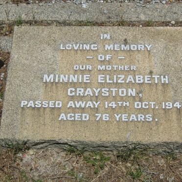 GRAYSTON Minnie Elizabeth -1947