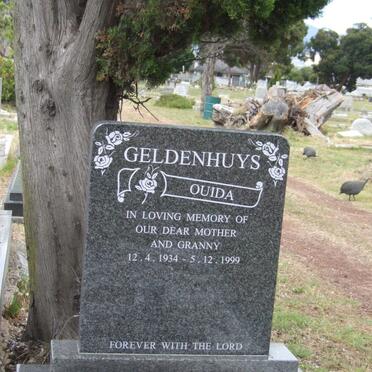 GELDENHUYS Ouida 1934-1999