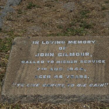 GILMOUR John -1944