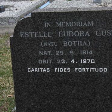 GUSH Estelle Eudora nee BOTHA 1914-1970