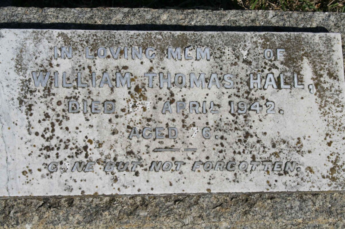 HALL William Thomas -1942