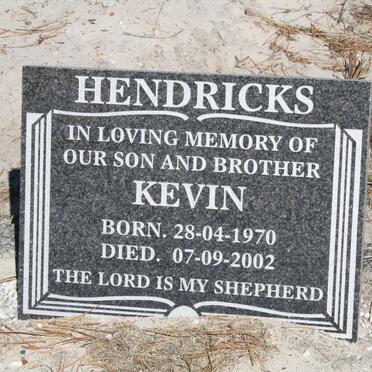 HENDRICKS Kevin 1970-2002