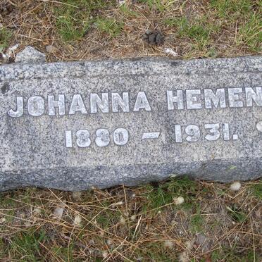 HEMENS Johanna 1880-1931