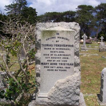 HENSHILWOOD Thomas -1928 &amp; Mary Anne TRISTRAM -1950 :: KNIGHT Lionel C.C. 1887-1973 &amp; Bertha Kerr HENSHILWOOD 1893-1989