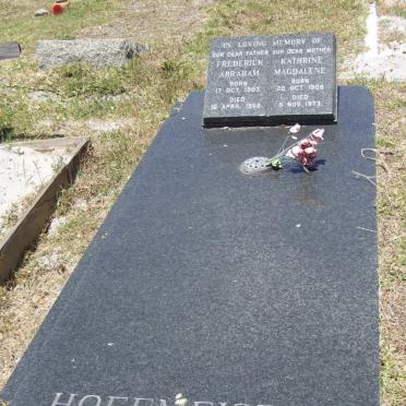 HOFFMEISTER Frederick Abraham 1903-1968 &amp;  Kathrine Magdalene 1908-1973