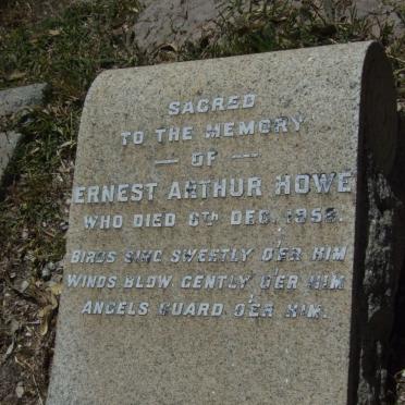 HOWE Ernest Arthur -1958