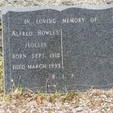 HOLLIS Alfred Bowles 1912-1993