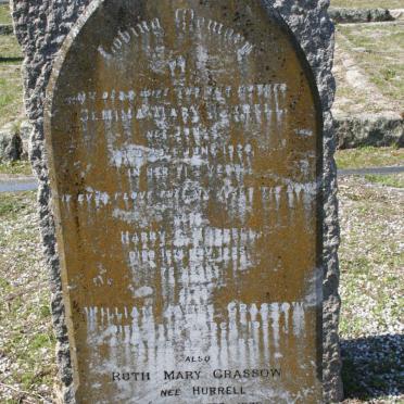 HURRELL Harry G. -1935 &amp; Gemima Mary JONES -192? :: GRASSOW William James -1954 &amp; Ruth Mary HURRELL -1976