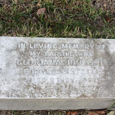 JOHNSON Gloriana 1898-1956